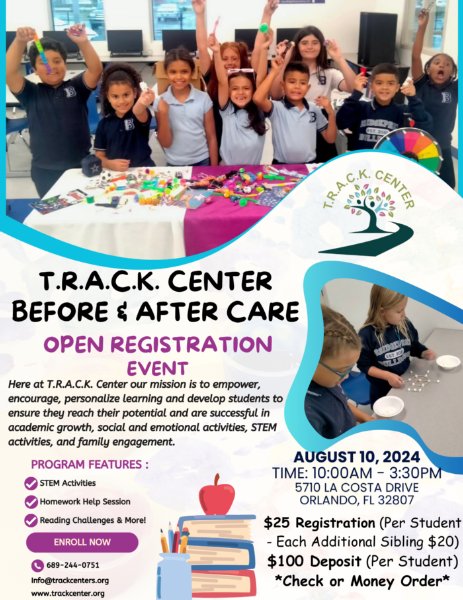 T.R.A.C.K. Before & After Care Open Registration 